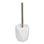 Brosse de salle de wc Blanc Céramique 12 x 12 x 34 cm