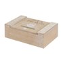 Boîte pour infusions Blanc Naturel Bois MDF 24 x 16 x 7