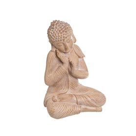 Figurine Décorative Naturel Buda 25 x 19 x 36 cm