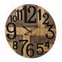 Horloge Murale Multicouleur Métal Bois MDF 60 x 3 x 60 cm