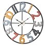 Horloge Murale Multicouleur Métal 60 x 3