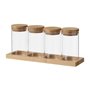 Set de 4 Boites Transparent 220 ml (4 Unités)