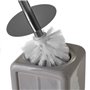 Brosse de salle de wc Gris Céramique 11 x 11 x 30 cm