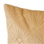 Coussin SUNRAY Beige Doré Imprimé Velours 45 x 8 x 45 cm