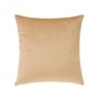 Coussin SUNRAY Beige Doré Imprimé Velours 45 x 8 x 45 cm