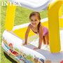 Pataugeoire gonflable pour enfants Intex Auvent 295 L 157 x 122 x 157 cm (3 Unités)