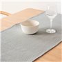 Chemin de Table Belum Waffle Gris clair 45 x 140 cm