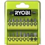 RYOBI - Boîte cristal 17 accessoires de vissage PH / PZ / SL / TX  boîte-présentoir  - RAK17SD