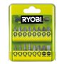 RYOBI - Boîte cristal 17 accessoires de vissage PH / PZ / SL / TX  boîte-présentoir  - RAK17SD