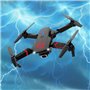 Elite Drone MKX - Drone - TURBO CHALLENGE - Dispositif Volant - Noir - 2 Batteries Rechargeable et Piles incluses