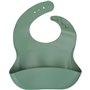 LOT DE 2 BAVOIRS SILICONE 1 VERT CACTUS + 1 PECHE