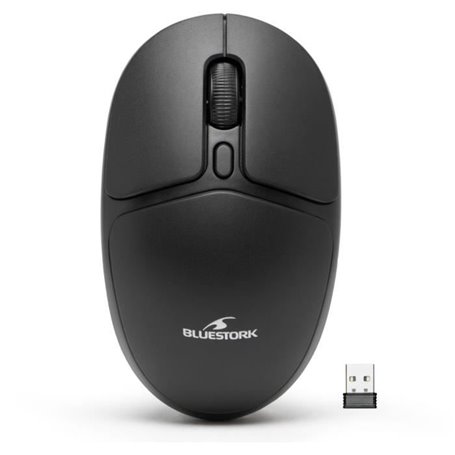 Souris Sans Fil - BLUESTORK - Office 25 - PC/MAC - Noir - Connexion 2.4 GHz - Autonomie Longue Durée