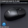 Souris Sans Fil - BLUESTORK - Office 25 - PC/MAC - Noir - Connexion 2.4 GHz - Autonomie Longue Durée