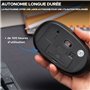 Souris Sans Fil - BLUESTORK - Office 25 - PC/MAC - Noir - Connexion 2.4 GHz - Autonomie Longue Durée