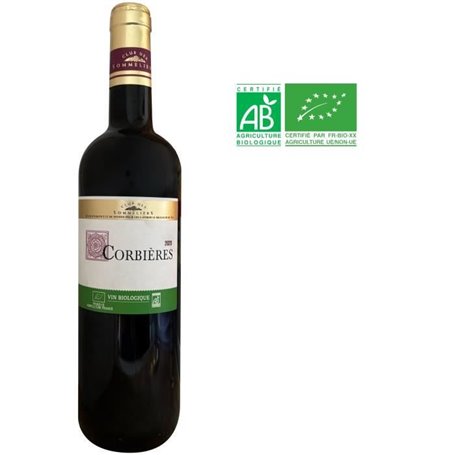 Club des Sommeliers 2020 Corbieres - Vin rouge de Languedoc - Bio