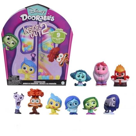 Figurines a collectionner - DISNEY PIXAR Doorables - Coffret Collector Vice-Versa 2 - 9 figurines exclusives inspirées du film