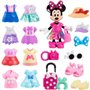 Coffret poupée - DISNEY MINNIE MOUSE - Coffret Fashion - Poupée Minnie 15 cm, 25 pieces de mode et accessoires