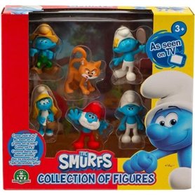 Figurines - GIOCHI PREZIOSI - Les Schtroumpfs - Coffret 6 figurines 5 cm dont 1 exclusive Gargamel - a partir de 3 ans - PUF14