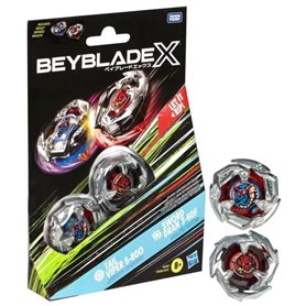 Beyblade X Dual Tail Viper 5-80O et Sword Dran 3-60F