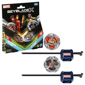 Beyblade X Multipack Toupie Iron Man 4-80B vs. Thanos 4-60B