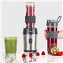 Mini blender avec gourdes incluses - HKoeNIG - SMOO9 - 570 ml - 300 W - Sans BPA - Noir