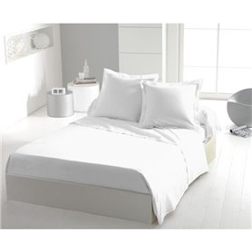 Drap plat - HOME LINGE PASSION - 180 x 290 cm - 1 personne - Blanc