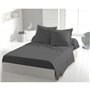 Drap plat - HOME LINGE PASSION - 180 x 290 cm - 1 personne - Anthracite