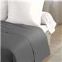 Drap plat - HOME LINGE PASSION - 180 x 290 cm - 1 personne - Anthracite