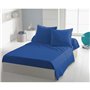 Drap plat - HOME LINGE PASSION - 180 x 290 cm - 1 personne  - Bleu