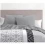 Lot de 2 taies d'oreiller - HOME LINGE PASSION - 63 x 63 cm - Gris clair