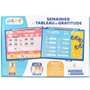 Calendrier Semainier Gratitude Pour Enfant - JADE - Montessori - Jeu Educatif - Humeur - Dodo - Jeu Pour Enfant - Desgin Françai