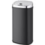 Poubelle de cuisine automatique - LARGO - KITCHEN MOVE - 42 L - Inox noir brillant avec cerclage