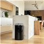 Poubelle de cuisine automatique - LARGO - KITCHEN MOVE - 42 L - Inox noir brillant avec cerclage