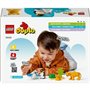 LEGO DUPLO Ma ville 10442 Familles d'animaux sauvages : pingouins et lions - Jeux d'éveil