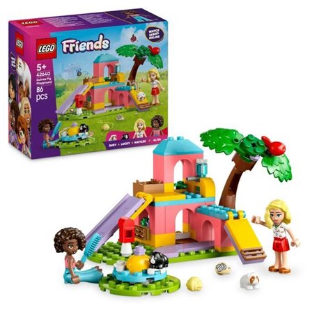 LEGO Friends 42640 L'aire de jeux des cochons d'Inde - Jeu de rôle pour filles des 5 ans