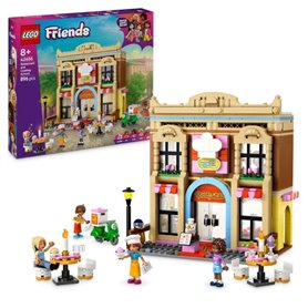 LEGO Friends 42655 Le restaurant et l'école de cuisine - Jeu de construction pour filles