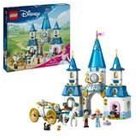 LEGO | Disney Princess 43275 Le château de Cendrillon et la caleche - Jeu de rôle 6 ans