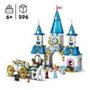 LEGO | Disney Princess 43275 Le château de Cendrillon et la caleche - Jeu de rôle 6 ans