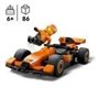 LEGO City 60442 Voiture de course McLaren avec pilote de F1 - Jouet pour garçon des 6 ans