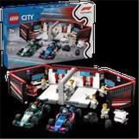 LEGO City 60444 Garage de F1 et voitures Mercedes-AMG et Alpine Jeu pour garçon des 7 ans