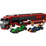 LEGO City 60445 Camion de F1 avec voitures de F1 RB20 et AMR24 - Jeu pour garçon des 8 ans