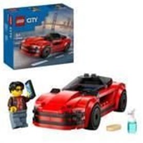 LEGO City 60448 La voiture de sport rouge - Jouet de construction pour garçon des 5 ans