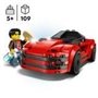 LEGO City 60448 La voiture de sport rouge - Jouet de construction pour garçon des 5 ans