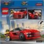 LEGO City 60448 La voiture de sport rouge - Jouet de construction pour garçon des 5 ans