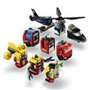 LEGO City 60462 Hélicoptere, camion de pompiers et sous marin modulable - Jouet des 7 ans