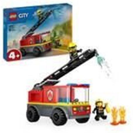 LEGO City 60463 Camion de pompiers avec échelle - Jeu de construction - Enfants des 4 ans