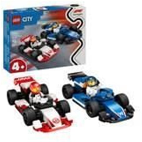 LEGO City 60464 Voitures de course de F1 Williams Racing et Haas F1 - Jouet des 4 ans