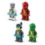 LEGO NINJAGO 71831 Le temple de Spinjitzu des Ninjas - Jouet dragon pour enfants des 4 ans