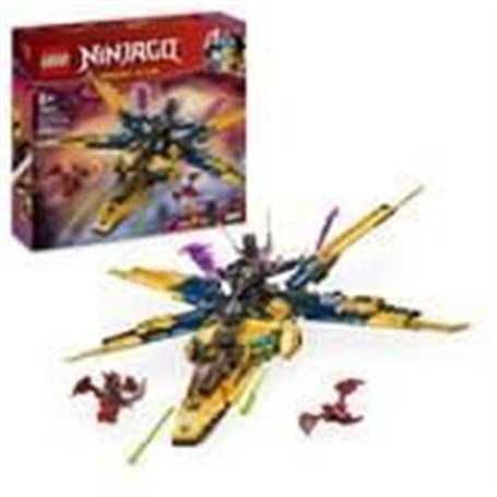 LEGO NINJAGO 71833 Le super avion tempete de Ras et Arin - Jeu de construction des 8 ans