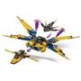 LEGO NINJAGO 71833 Le super avion tempete de Ras et Arin - Jeu de construction des 8 ans